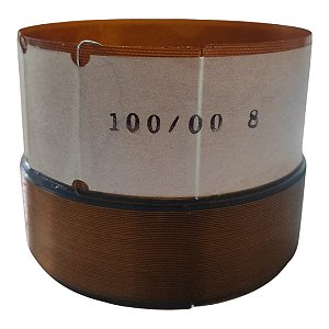 Bobina 100/00 8ohms Para Reparo Alto Falante Tornado 2200
