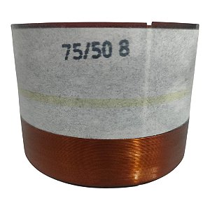 Bobina Para Alto Falante 75/50 6x2 8ohms