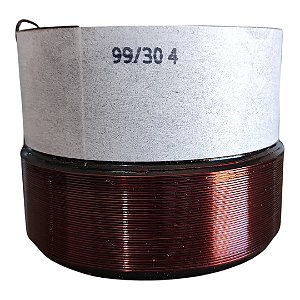 Bobina 99/30 4 Ohms Ccaw P/ Alto Falante Target Bass 80x30