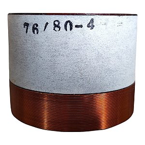 Bobina 76/80 Para Alto Falante 50mmx15mm