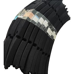 Kit 50 Gurnições Para Alto Falante Eros 15 Polegadas E.v.a 4 Partes 8 Furos