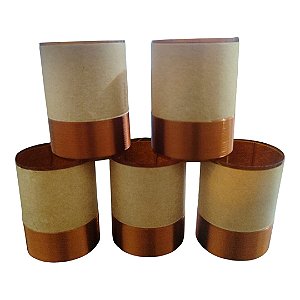 Bobina 26/00 8 ohms Para Reparo De Alto Falante - Kit 5 Unidades
