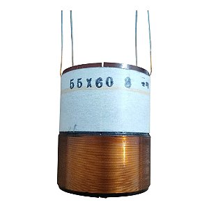 Bobina para Alto Falante 55/60 8+8 70x30mm