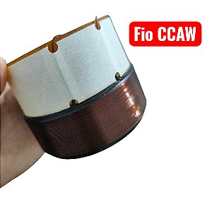 Bobinas Para Alto Falante 99.00 Fio CCAW 80x25 Ancorado Superior e Inferior Hammer 3.0