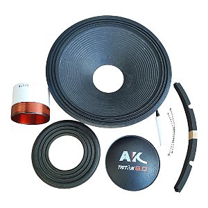 Kit Reparo Alto Falante Ak 6.0 15 Polegadas Desmontado