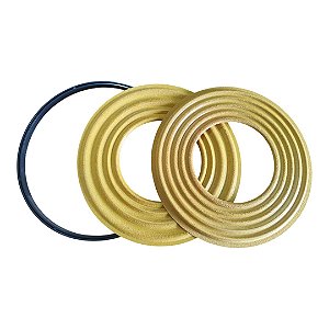 Kit 50 Anel Centragem Reta E Média Para Alto Falante Tornado