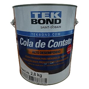 Cola de Contato Tekbond 2,8kg - Adesivo de Alta Resistência