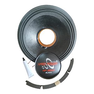 Kit Reparo Woofer Alto-Falante Hard Power 3850 Black Compatível