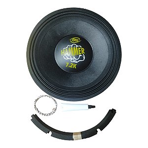 Kit Reparo Woofer Compatível Hammer 7.2k 12 Polegadas Bobina com Selante