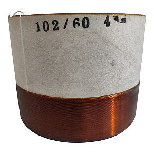 2un Bobina Para Ato Falante 102.60mm 85x32 Corpo Fibra Ancorada Duplo acabamento Fio CCAW