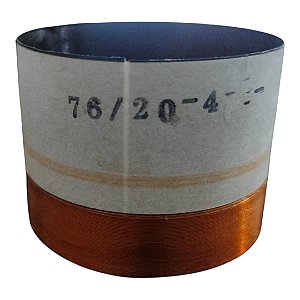 Bobina 76.20mm Para Alto Falante
