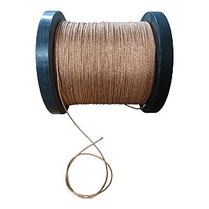 Cordoalha Nua Nº 24 De Cobre Para Reparo De Alto-falante