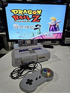 Super Nintendo 1 controle 1 jogo paralelo e cabos