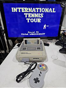 Super famicom 1 controle 1 jogo paralelo e cabos