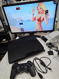 Ps3 1 controle Paralelo e cabos