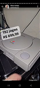 Ps1 com 1 controle e cabos paralelos