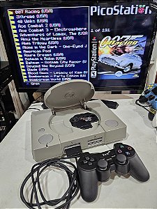 Ps1 com 1 controle e cabos paralelos