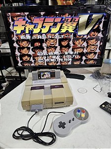 Super Nintendo 1 controle 1 jogo paralelo e cabos