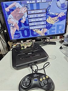 MEGA DRIVE 3 com 1 controle 1 jogo e cabos