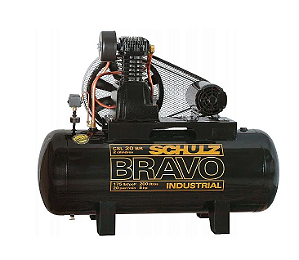 Compressor de Ar Bravo CSL 20 BR/200L 5CV 220/380V - 922.7759-0 - Schulz