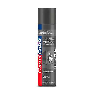 Tinta Spray Uso Geral 400ml Grafite - 0680093 -  CHEMICOLOR