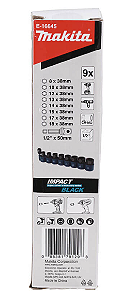 CONJ. SOQUETES DE IMPACTO ENC. 1/2 POL - E-16645 - MAKITA