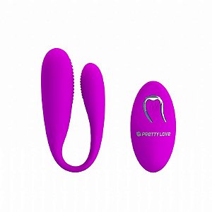 Vibrador de Casal - Aldrich - 12 Modos de Vibração - Pretty Love