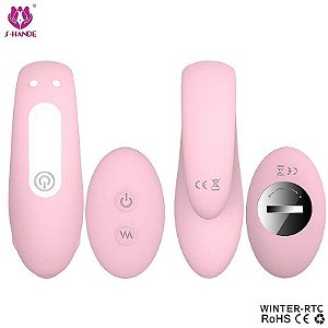 Vibrador de Casal Golfinho Recarregável Com controle - Winter-RTC - S-Hande