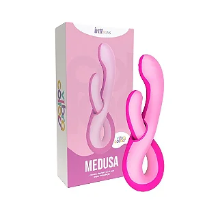 Medusa Vibrador Flexível 2 Em 1 Com Dupla Estimulação