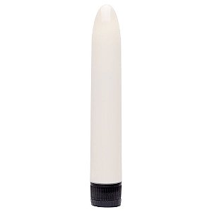 Vibrador Clássico Personal de 18 cm Liso BRANCO