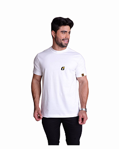 Camiseta Masculina Básica Menegotti Off Talco