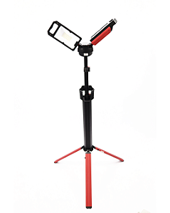 Luz de Trabalho Thunderbolt 5000 Lúmens Recarregável c/ Tripé de Alumínio Articulado EXPERT