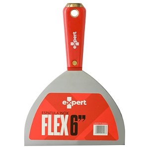 Espátula Inox Flex 6" EXPERT – Lâmina Flexível para Massa e Reparos