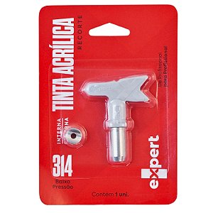 Bico Tinta Acrílica 314 EXPERT Baixa Pressão para Pintura Airless