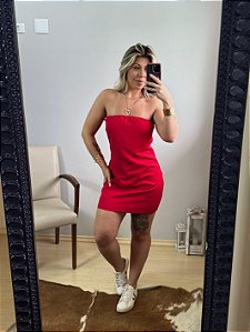 vestido curto tomara que caia Luana