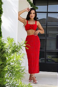 Conjunto Flor Tricot Premium