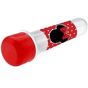 Tubete Porta-doces Grande Minnie Vermelha