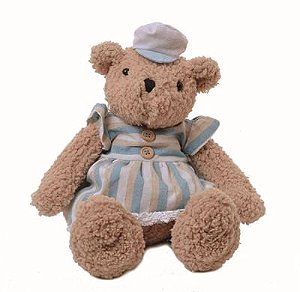 Teddy Urso F Lt Azul 28 cm - UNITÁRIO