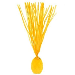 Papel para Bala Franjado Amarelo - 48 Un