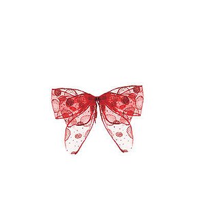 Laços Artesanais - Bolas Vermelho - 18 caixas com 3 Un