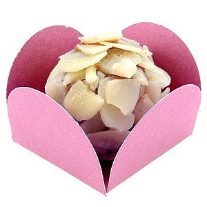 Forminha Para Doces Quadrada nº7 Liso Rosa Claro - 50 Un