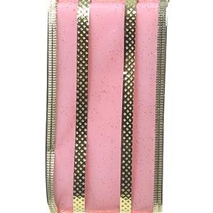 Fita com Listras Vermelho 6,3 cm x 9,14 mts (Fitas Natalinas) - 1 Un