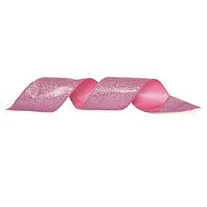 Fita Glitter Rosa 10 cm x 9,14 mts - 3 Un