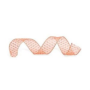 Fita Organza Bronze 3,8 cm x 9,14 mts