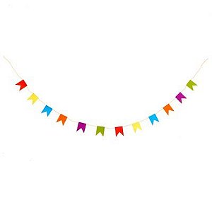 Bandeirinhas Junina Plásticas Bandeirola P 76cm - 1 Un