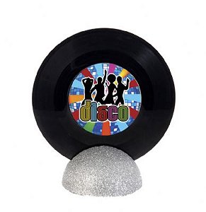Enfeite de Mesa Disco de Vinil PEQUENO - Discoteca