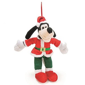 Natal Disney - Pateta de Pelúcia Vermelho e Verde