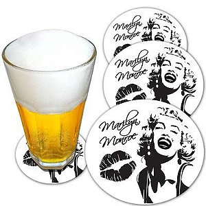 Descanso de Copo para Chopes e Drinques Marilyn Monroe - 08 Un