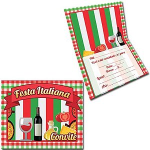 Convite Especial Festa Italiana - 08 Un