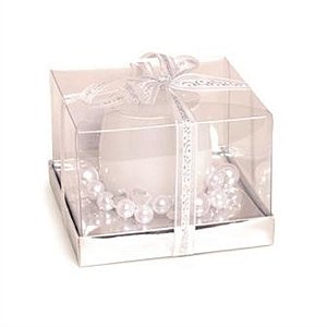 Porta Vela Branco (Porta Velas em Vidro ) - 2 Un